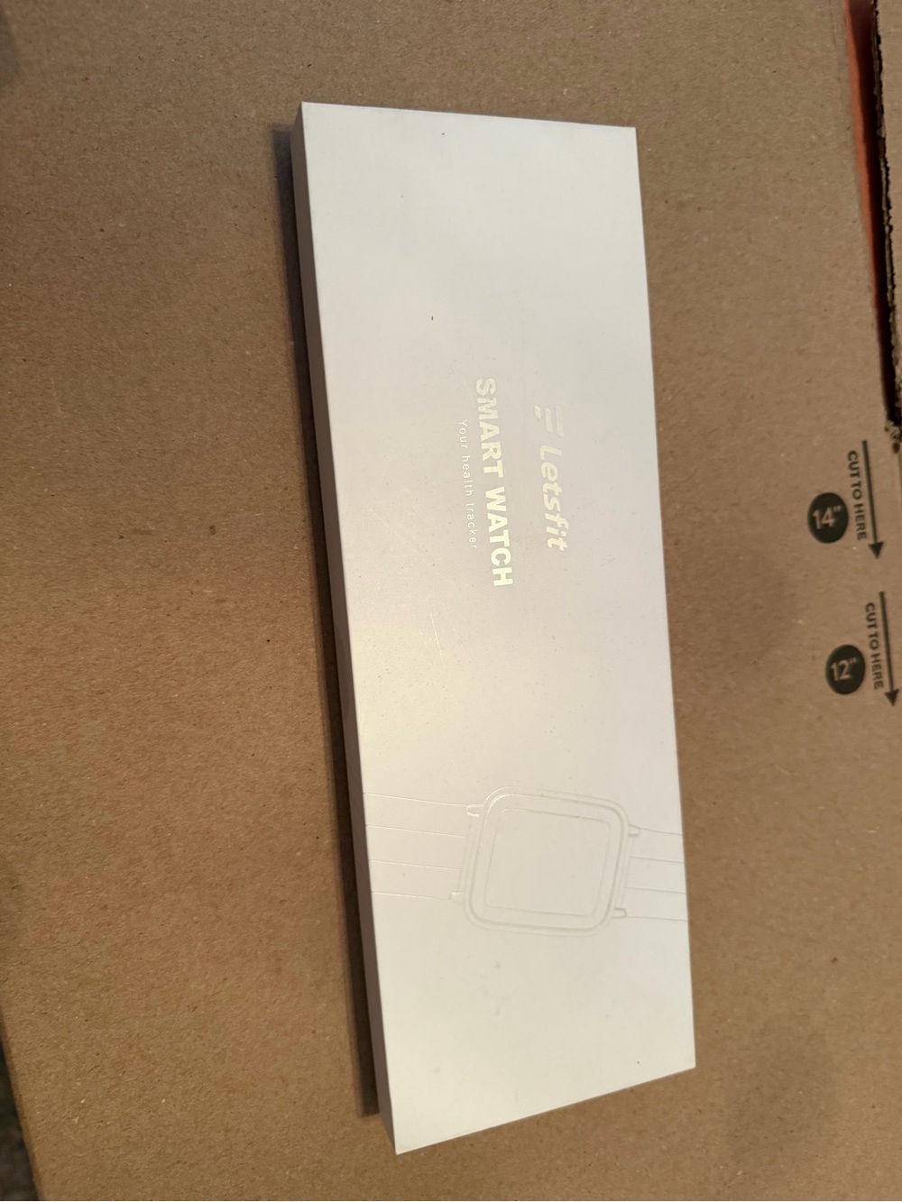 Letsfit Smart Watch in White - Lightweight Fitness Tracker